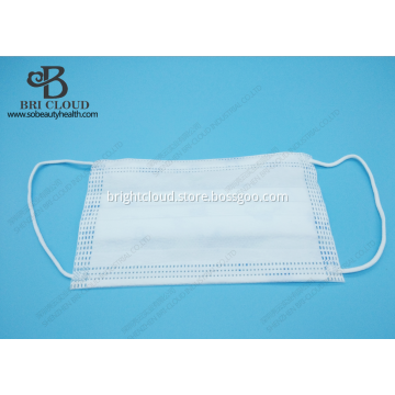 Disposable blue print protective mask for children